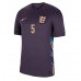 Camisa de time de futebol Inglaterra John Stones #5 Replicas 2º Equipamento Europeu 2024 Manga Curta